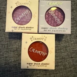 Colourpop Super Shock Eyeshadows